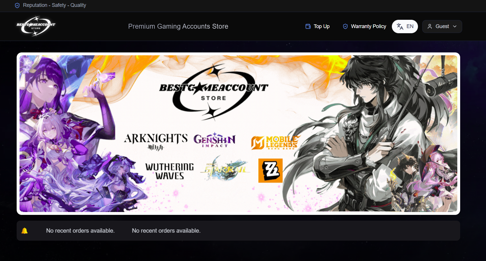Best Game Account